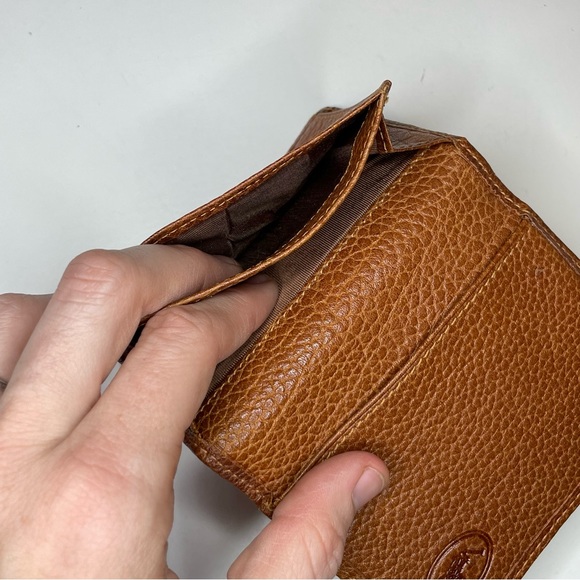 Polo by Ralph Lauren 3-Pocket Small Leather Wallet Brown - Picture 4 of 6